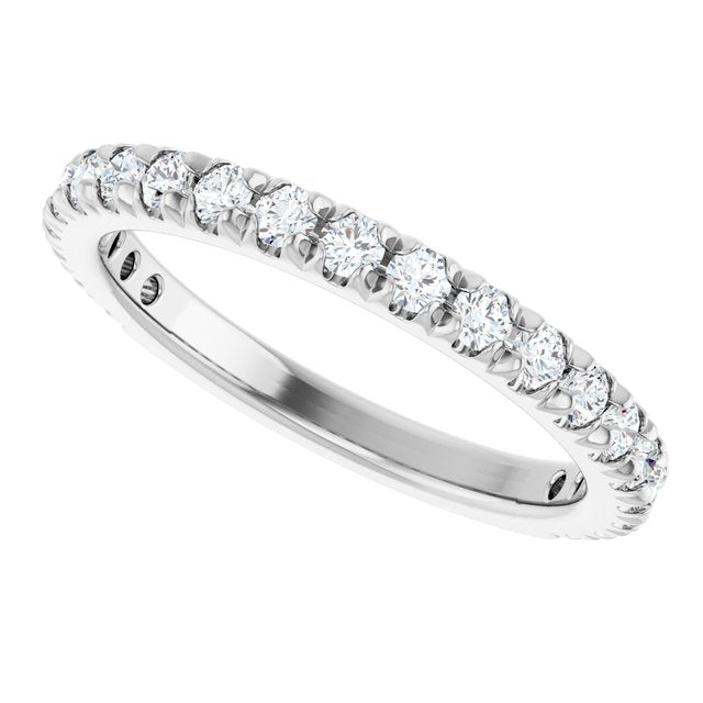 platinum-5/8-ctw-lab-grown-diamond-french-set-anniversary-band