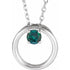 14k-white-lab-grown-alexandrite-circle-16-18"-necklace