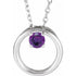 14k-white-natural-amethyst-circle-16-18"-necklace