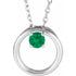 14k-white-lab-grown-emerald-circle-16-18"-necklace