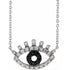 14k-white-1/8-ctw-natural-black-&-white--diamond-evil-eye-18"-necklace