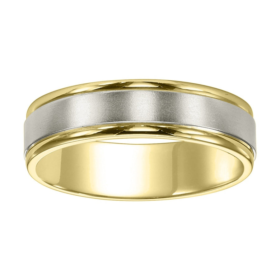 Featuring a stunning brushed finish and handsome round edges, this Comfort Fit wedding band fuses classic style with luxurious details