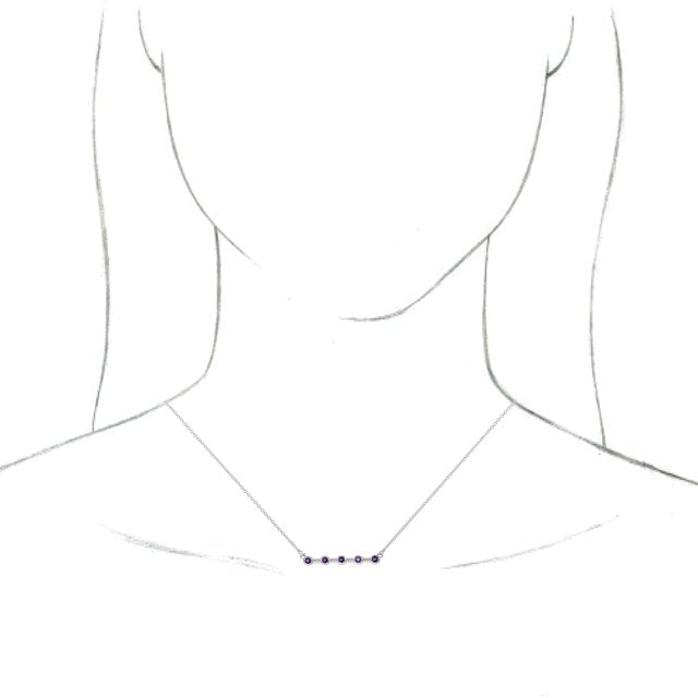 14k-white-natural-amethyst-bezel-set-bar-18"-necklace