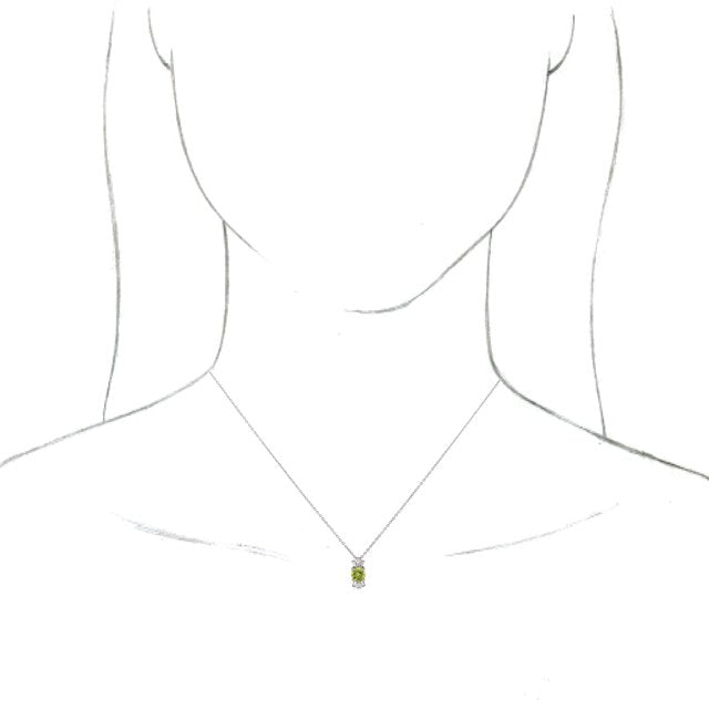 14k-white-natural-peridot-&-1/6-ctw-natural-diamond-16-18"-necklace