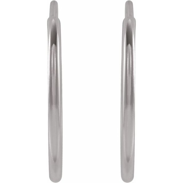 14k-white-gold-flexible-endless-tube--hoop-earrings