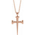 14k-rose-nail-cross-18"-necklace