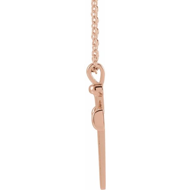 14k-rose-nail-cross-18"-necklace