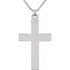 14k-white-cross-18"-necklace