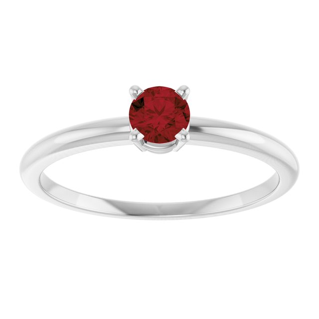 14k-white-imitation-garnet-ring