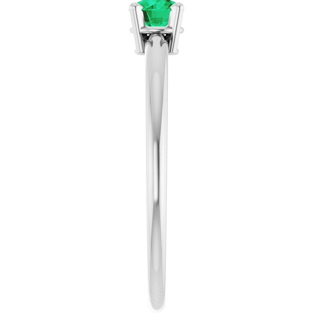 14k-white-imitation-emerald-ring