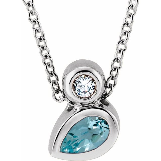 sterling-silver--pear-natural-aquamarine-&-.03-ct-natural-diamond-16-18"-necklace