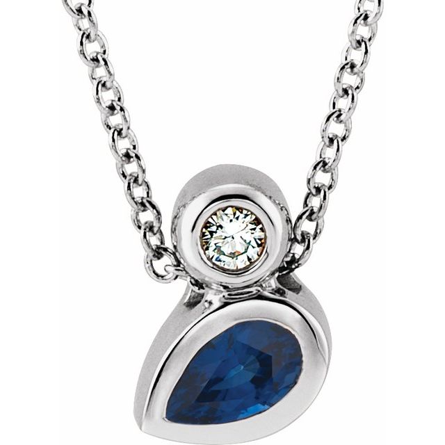 14k-rose--pear-natural-white-sapphire-&-.03-ct-natural-diamond-16-18"-necklace