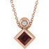 14k-rose--square-natural-mozambique-garnet-&-.03-ct-natural-diamond-16-18"-necklace