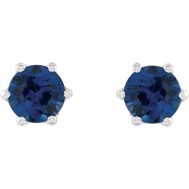 14k-white--lab-grown-blue-sapphire-&-.03-ctw-natural-diamond-crown-earrings