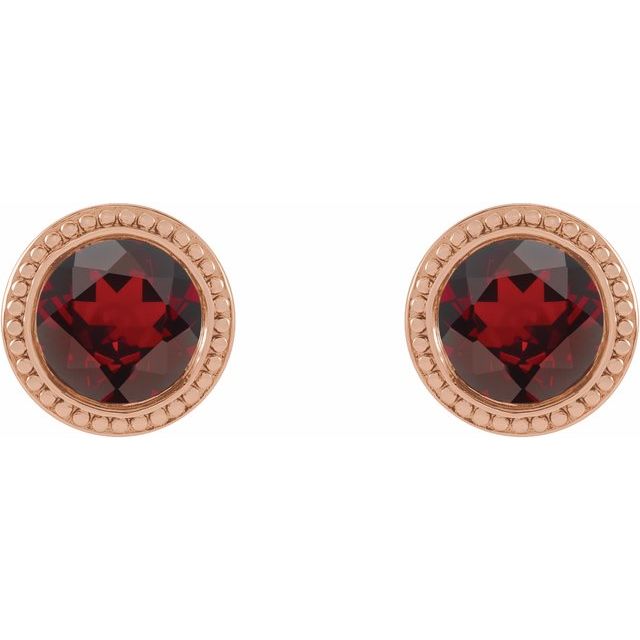 14k-rose--natural-mozambique-garnet-beaded-bezel-set-earrings