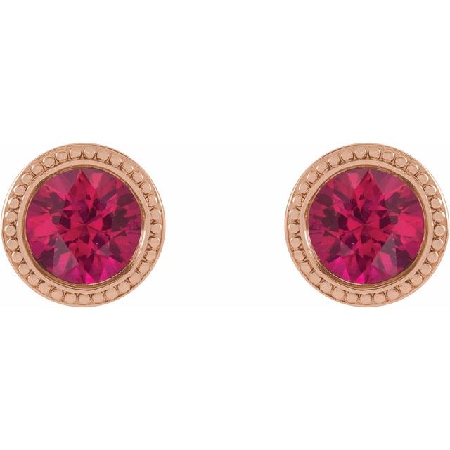 14k-rose--lab-grown-ruby-beaded-bezel-set-earrings