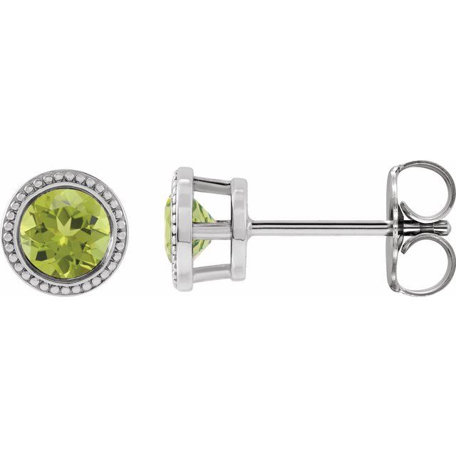 14K Yellow Gold|Natural Blue Zircon|3 mm