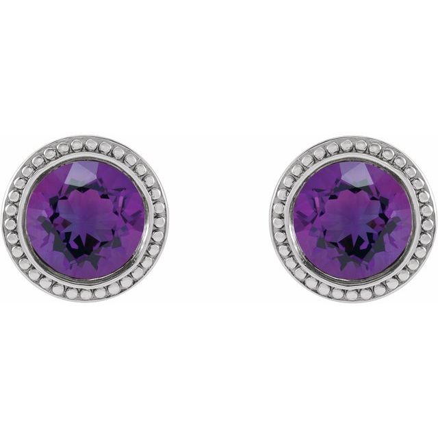 sterling-silver--natural-amethyst-beaded-bezel-set-earrings