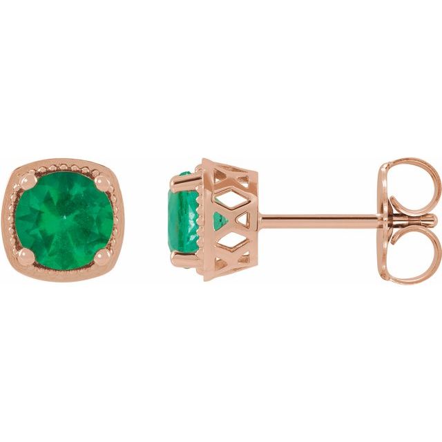 Sterling Silver|Natural Peridot|6 mm