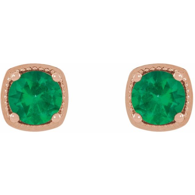 Sterling Silver|Natural Peridot|6 mm