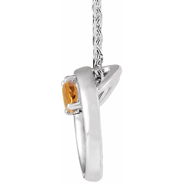 14k-white-natural-citrine-circle-16-18"-necklace