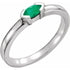 14k-white-natural-emerald-family-stackable-ring