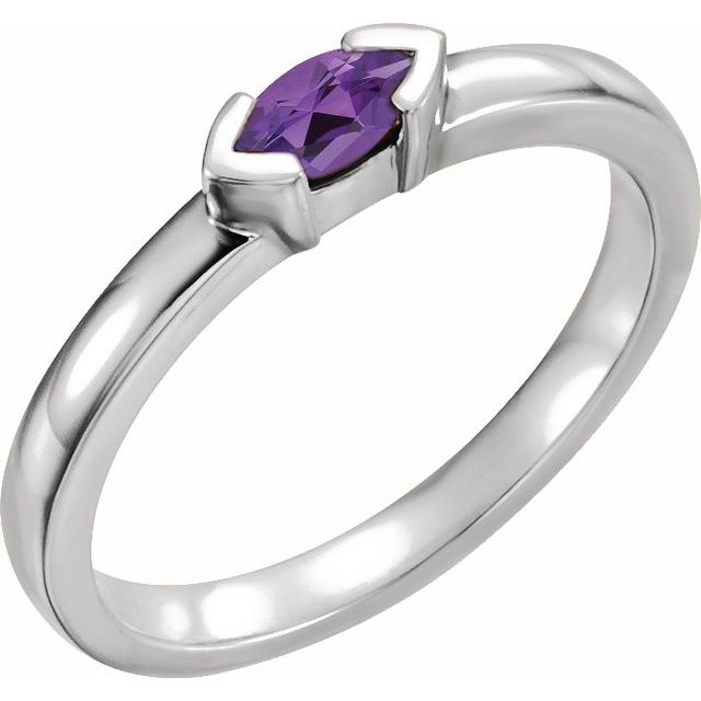 14k-white-natural-amethyst-family-stackable-ring