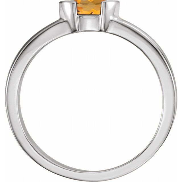 14k-white-natural-citrine-family-stackable-ring