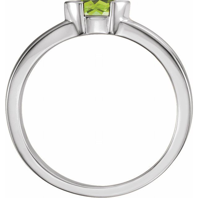 14k-white-natural-peridot-family-stackable-ring