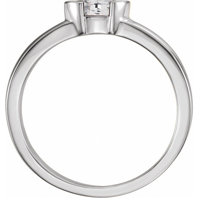 14k-white-1/4-ctw-natural-diamond-family-stackable-ring