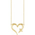14k-yellow-cross-&-open-heart-16"-necklace