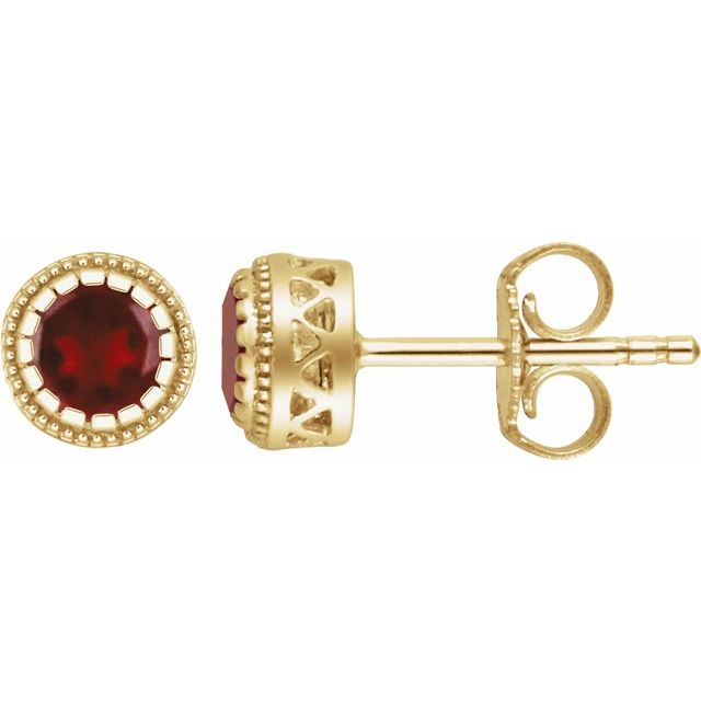 14k-yellow-natural-garnet-stud-earrings
