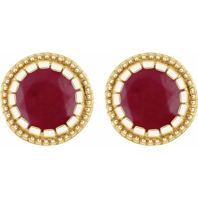 14k-yellow-natural-ruby-stud-earrings