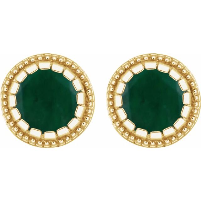 14k-yellow-natural-emerald-stud-earrings