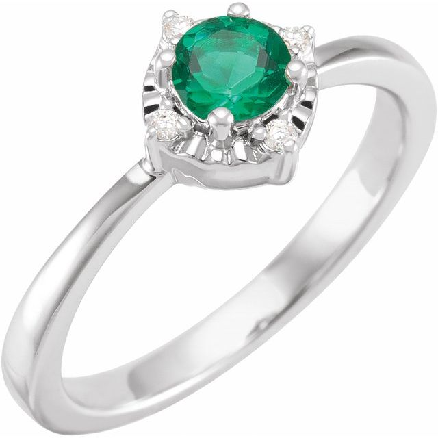 sterling-silver-lab-grown-emerald-4.5-mm