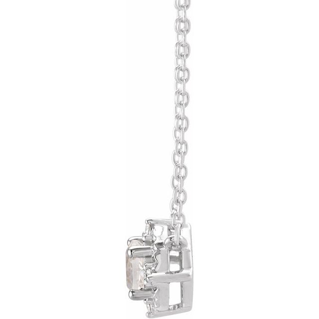 sterling-silver-lab-grown-white-sapphire-&-.04-ctw-natural-diamond-halo-style-18"-necklace