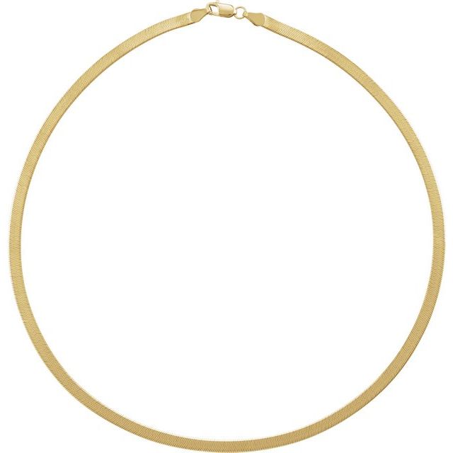 14k-yellow--flexible-herringbone-16"-chain