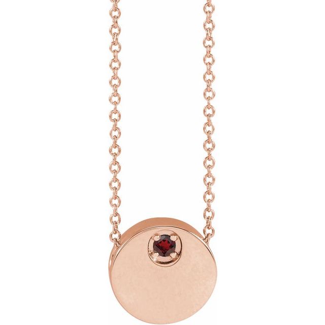 14k-rose-natural-mozambique-garnet-16-18"-necklace
