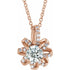 14k-rose-natural-white-sapphire-&-.07-ctw-natural-diamond-halo-style-16-18"-necklace