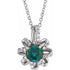 14k-white-lab-grown-alexandrite-&-.07-ctw-natural-diamond-halo-style-16-18"-necklace
