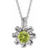 sterling-silver-natural-peridot-&-.07-ctw-natural-diamond-halo-style-16-18"-necklace