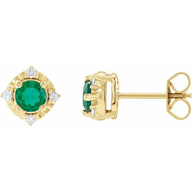 14k-yellow-gold-lab-grown-emerald-4.5-mm