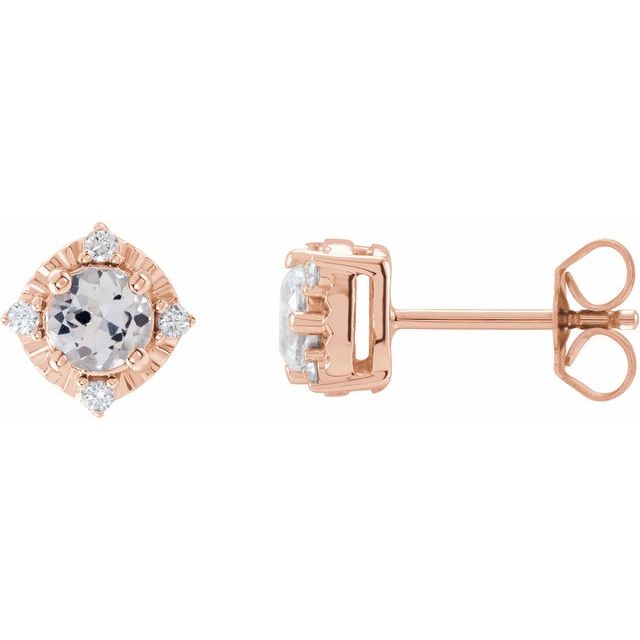 14k-rose-gold-lab-grown-white-sapphire-4.5-mm