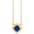14k-yellow-lab-grown-blue-sapphire-&-.04-ctw-natural-diamond-halo-style-18"-necklace
