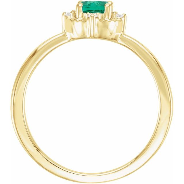 14k-yellow-lab-grown-emerald-&-.04-ctw-natural-diamond-halo-style-ring