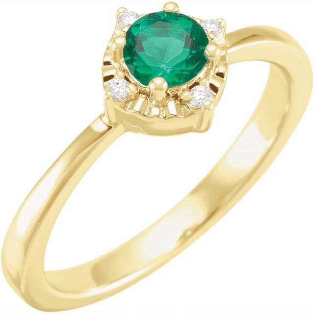 14k-yellow-gold-lab-grown-emerald-4.5-mm