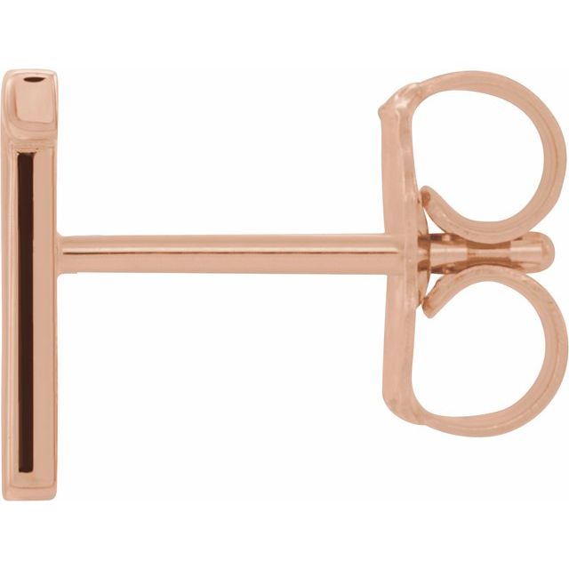 14k-rose-gold-single-initial-t-earring