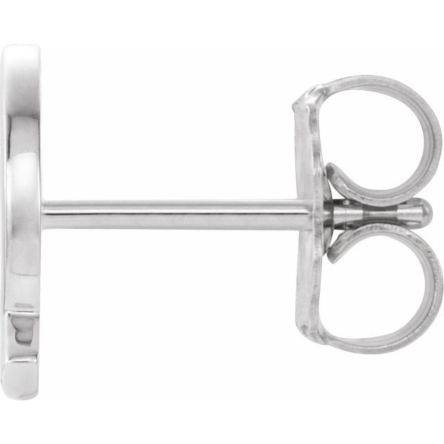 sterling-silver-single-initial-q-earring