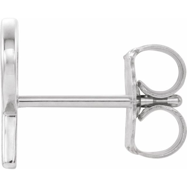 sterling-silver-single-initial-p-earring