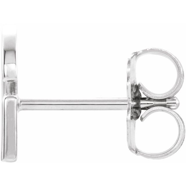 platinum-single-initial-g-earring
